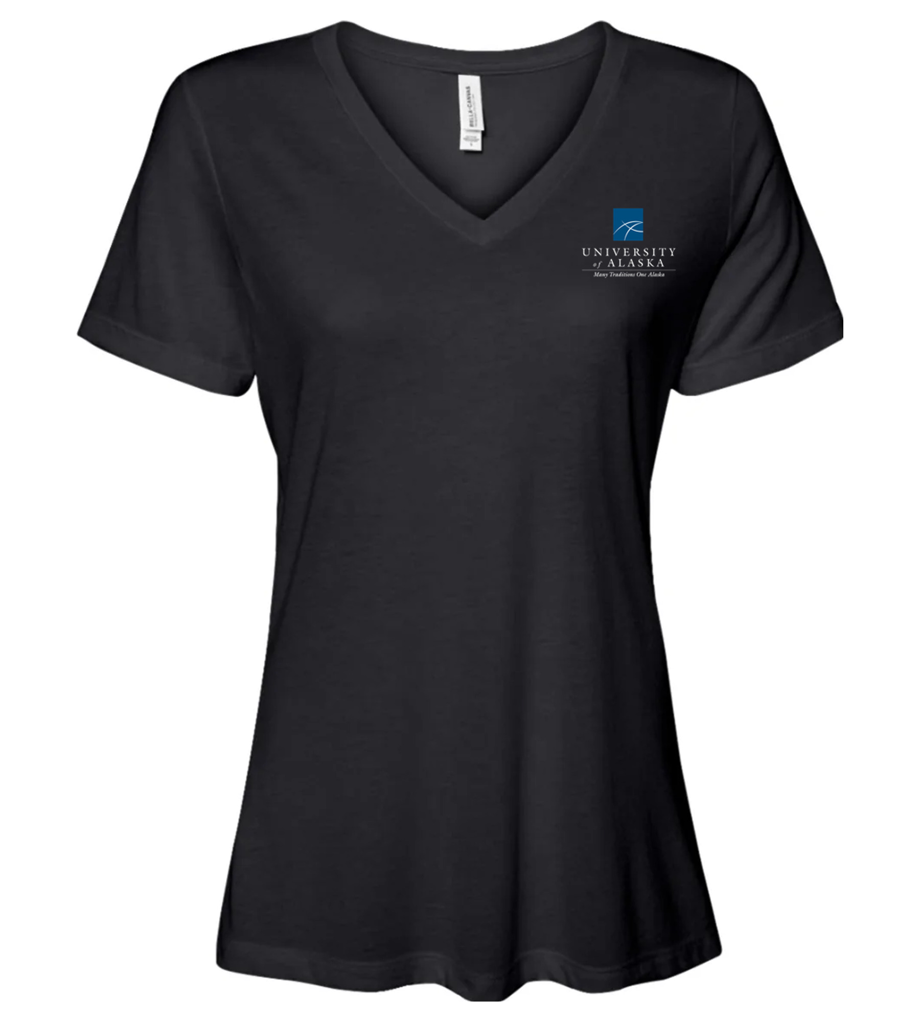 Bella + Canvas Women’s Relaxed Jersey Short Sleeve V-Neck T-Shirt