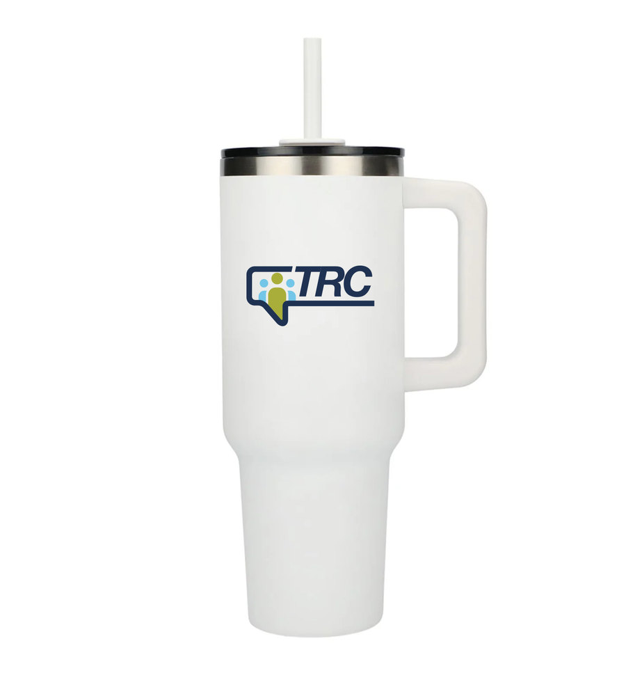 Pinnacle 40 oz Vacuum Insulated Eco-Friendly Travel Tumbler With Straw