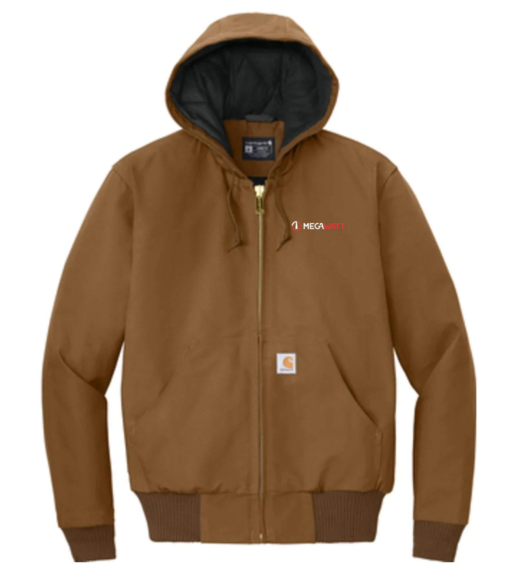 Carhartt Quilted-Flannel-Lined Duck Active Jac