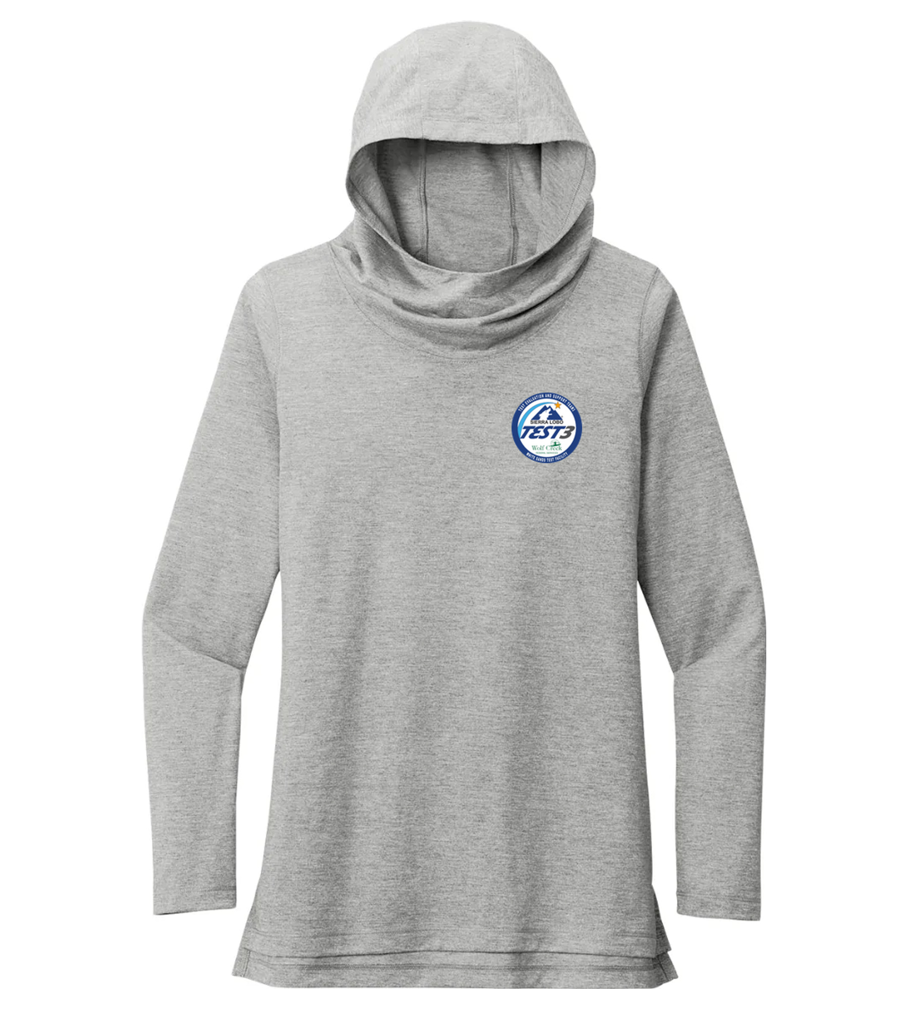 Sport-Tek Ladies PosiCharge Tri-Blend Wicking Long Sleeve Hoodie