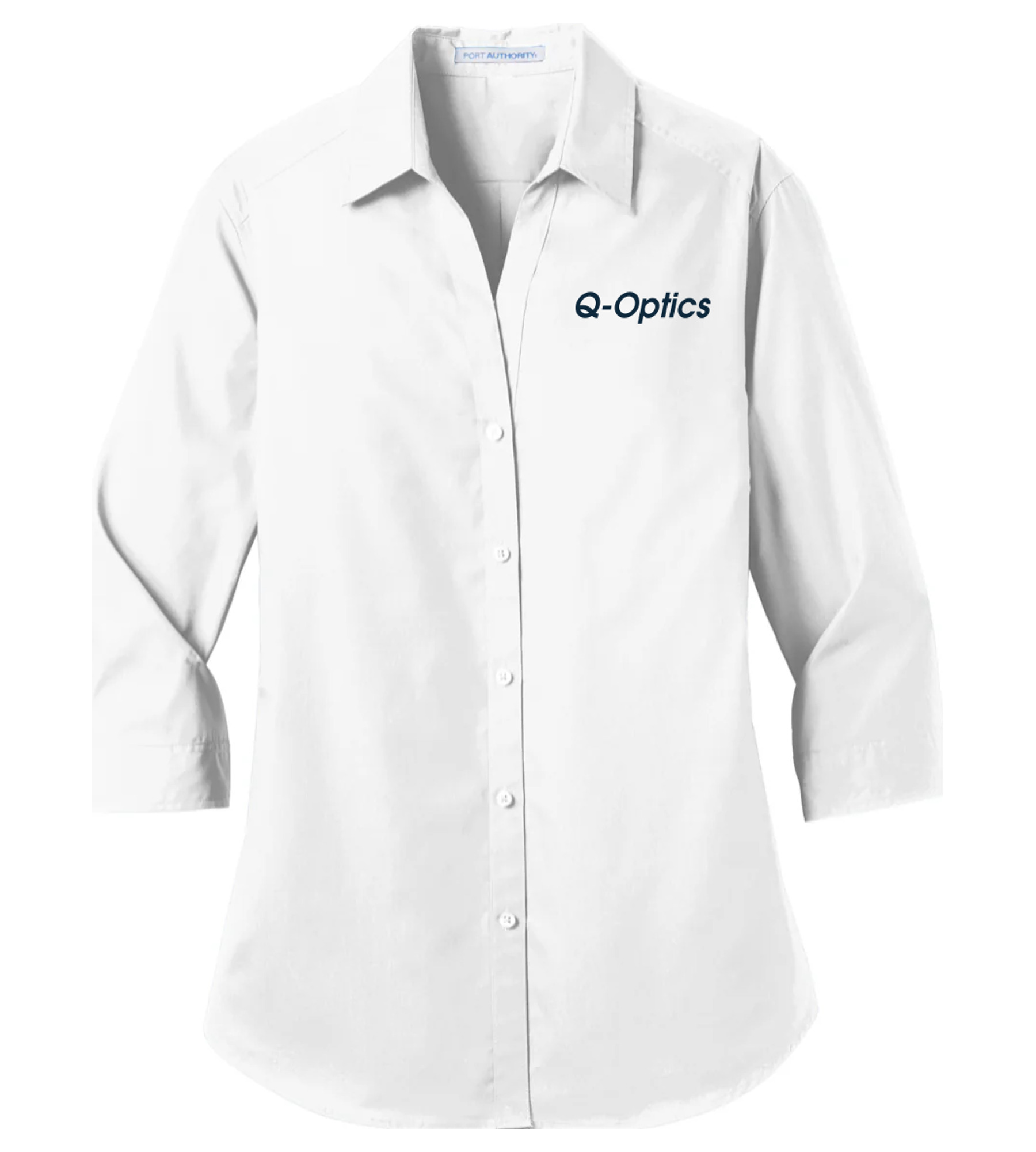 Port Authority Ladies 3/4-Sleeve Carefree Poplin Shirt