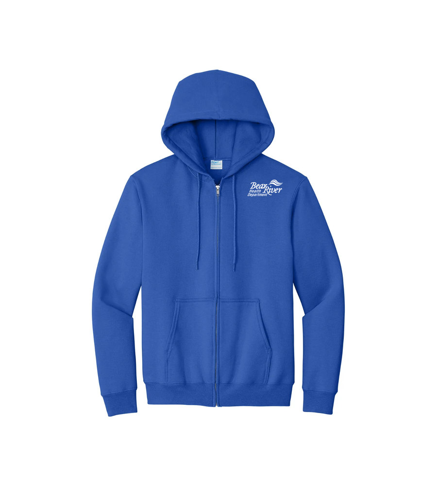 Port & Company Essential Fleece Full-Zip Hooded Sweatshirt