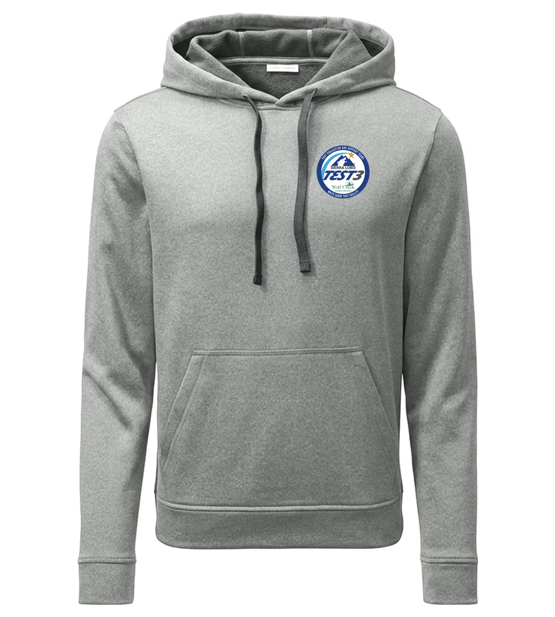 Sport-Tek PosiCharge Sport-Wick Heather Fleece Hooded Pullover